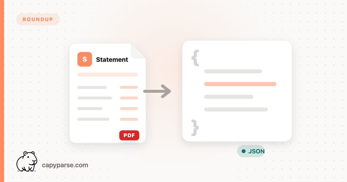 Best Document Extraction APIs (PDF to JSON)