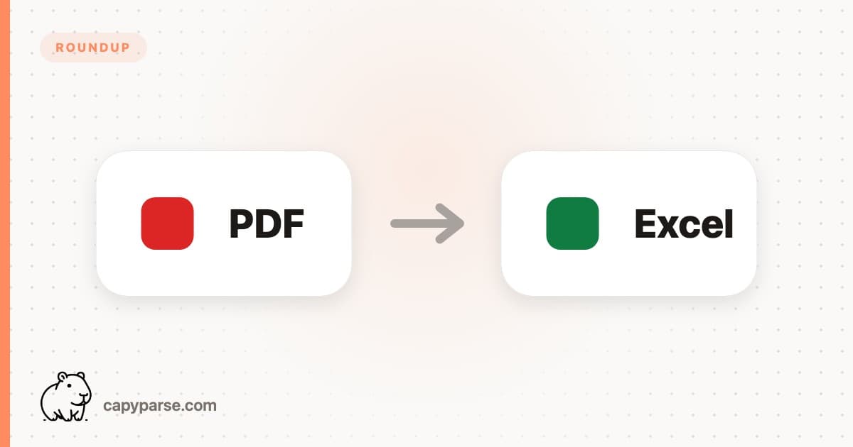 Best PDF to Excel Converters for Finance