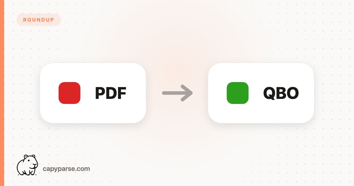 Best PDF to QBO Converters for QuickBooks