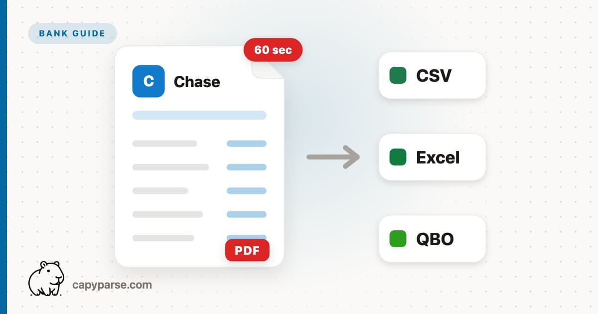 Chase Statement to CSV in 60 Seconds (Free)