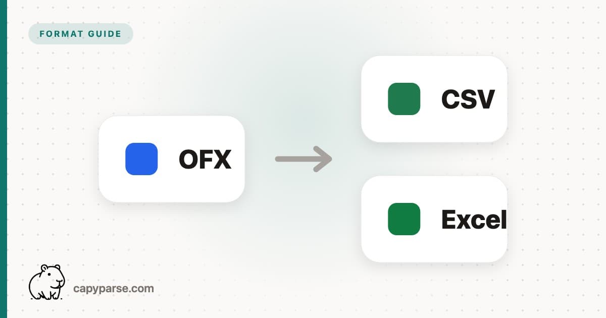 Convert OFX to CSV or Excel - Free Online Converter (2026)
