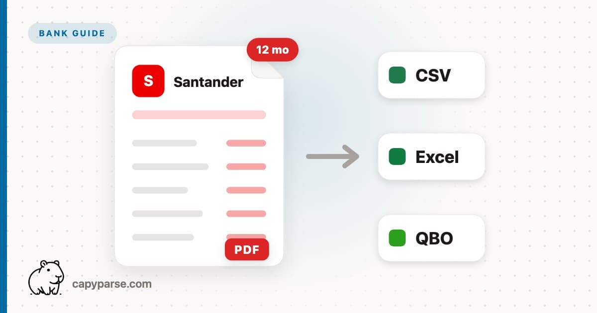 Santander’s CSV Export Caps at 12 Months. Convert Older PDFs Here.