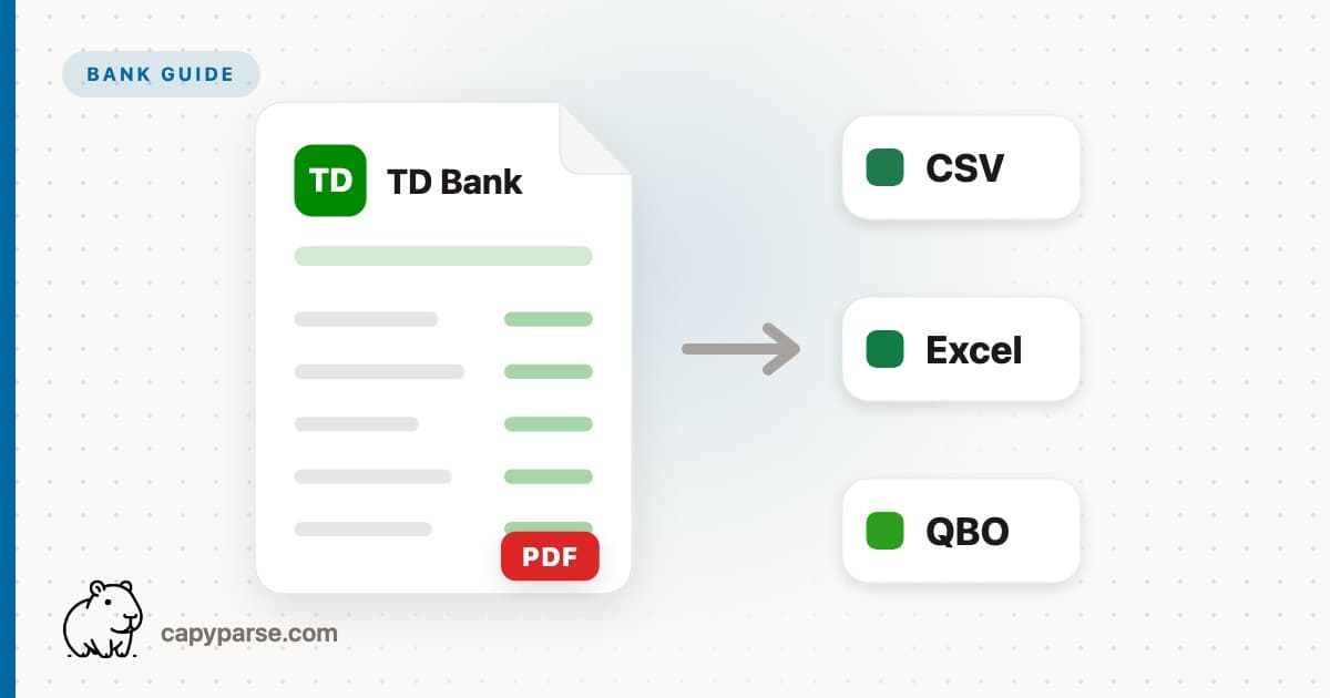 TD Bank PDF to CSV - Step-by-Step Guide (Free)