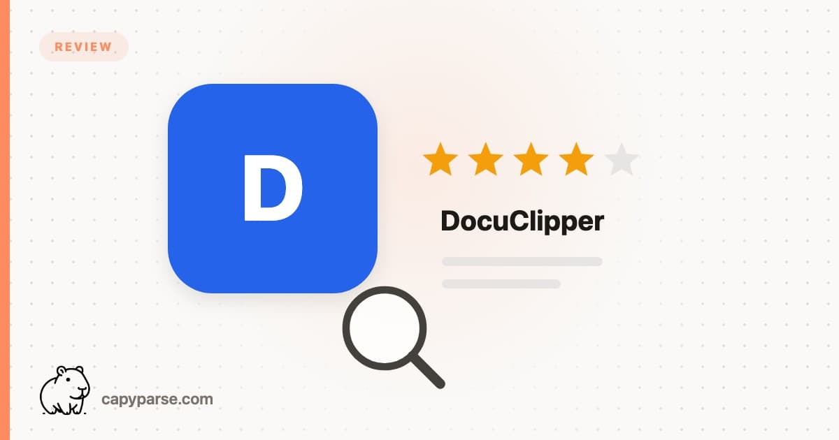 DocuClipper Review: Pricing, Accuracy, Alternatives