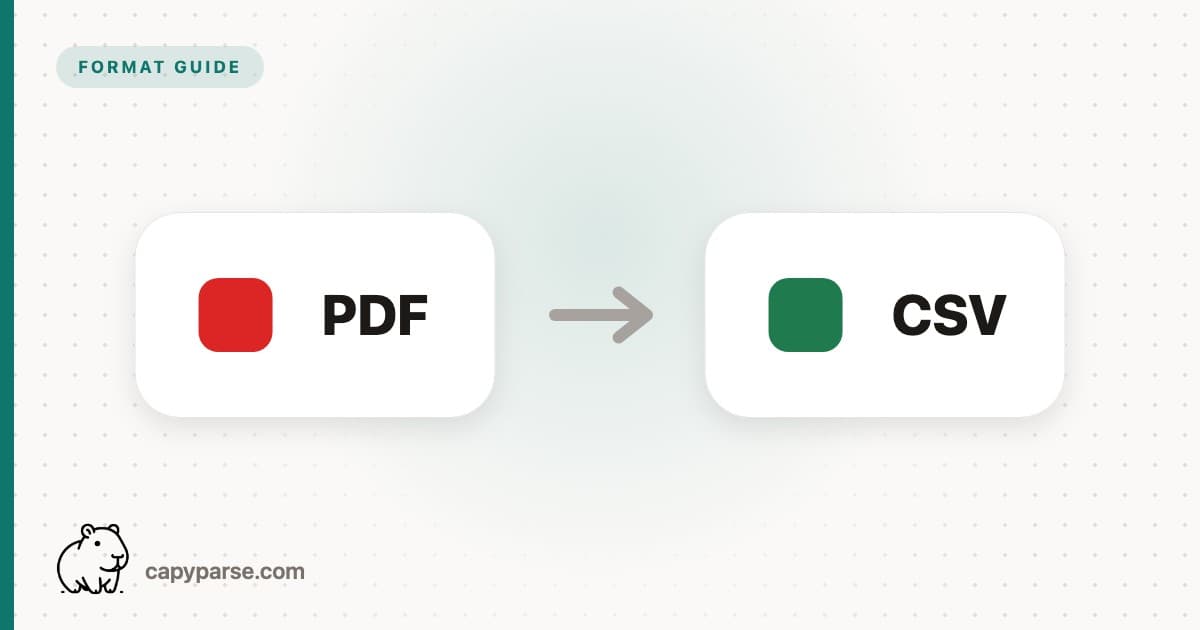 How to Convert PDF to CSV: 5 Methods Compared