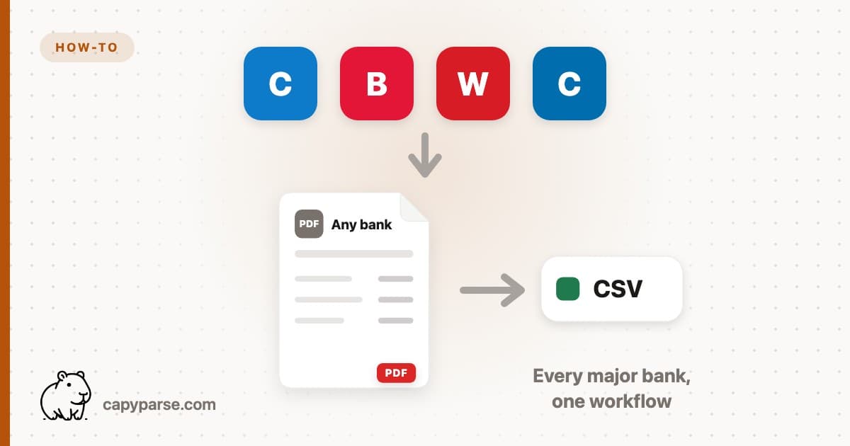 How to Download Bank Statements as CSV (Every Major Bank)