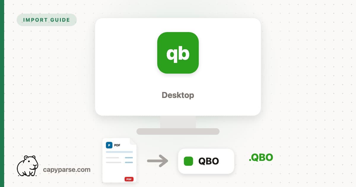 Import Bank Statements Into QuickBooks Desktop