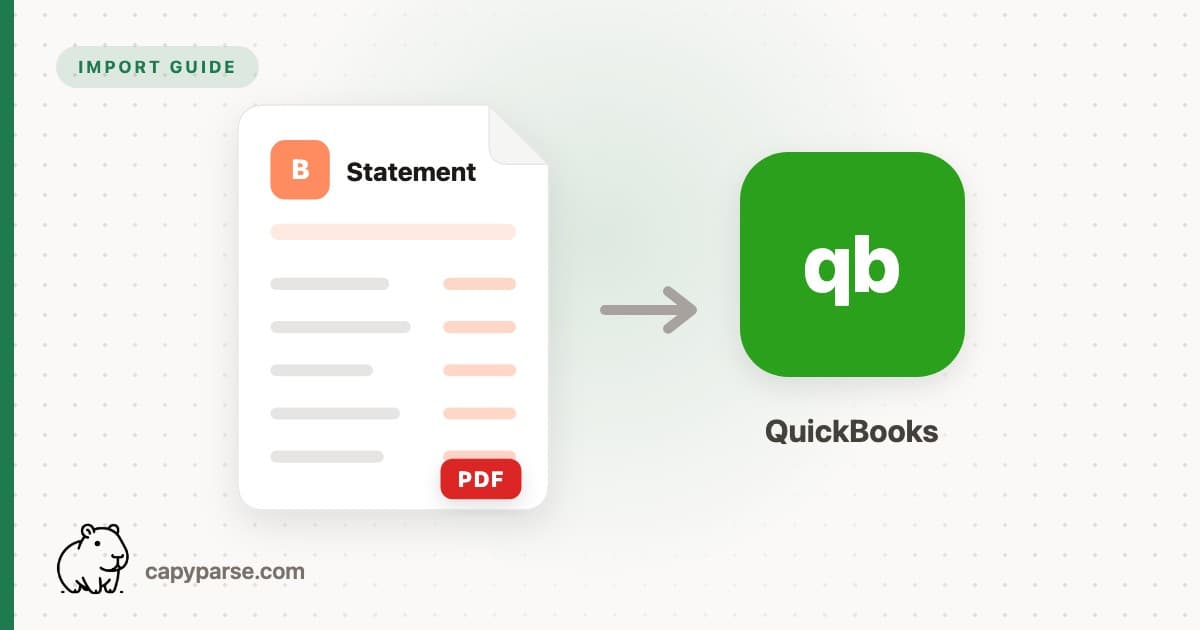 Import Bank Statements into QuickBooks (PDF Guide)