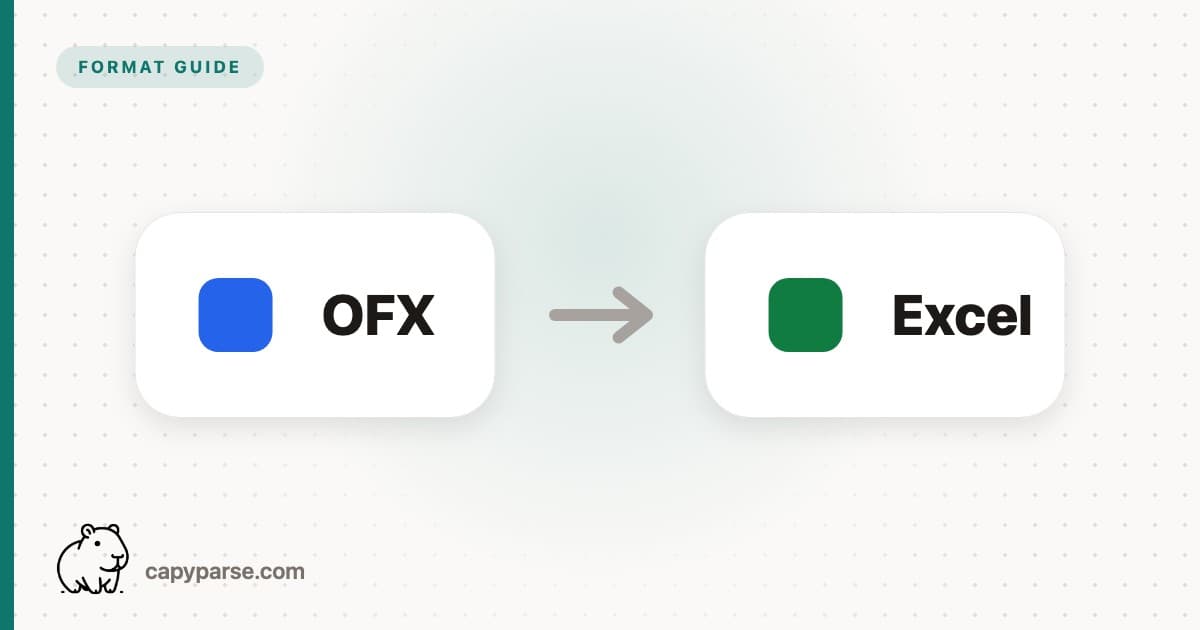 OFX to Excel: How to Open OFX Files in Excel