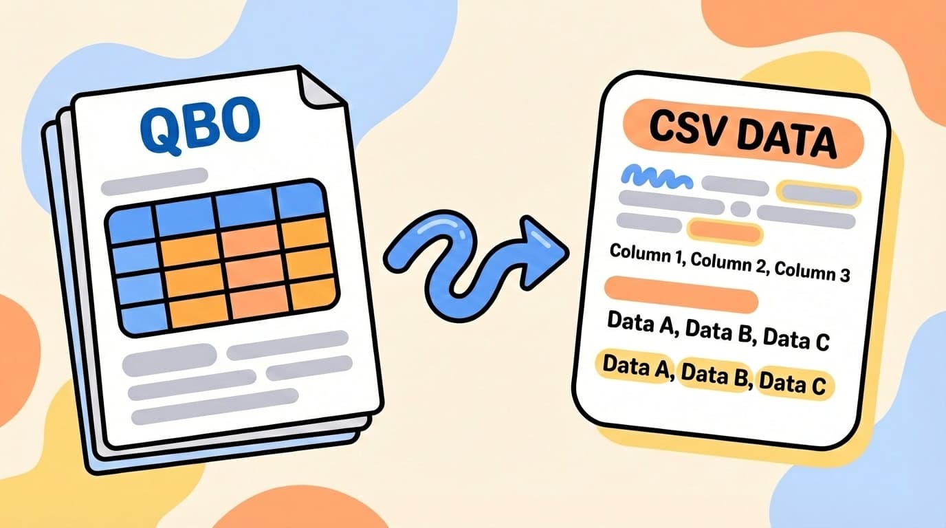 Convert a Bank Statement to QBO for QuickBooks