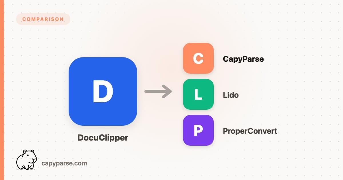 DocuClipper Alternatives: 8 Tools Compared