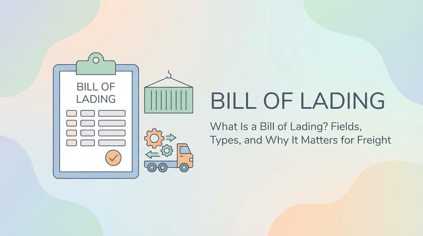 What Is a Bill of Lading? Fields, Types, and Why It Matters for Freight